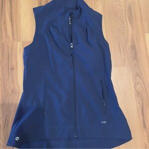 Barco Uniforms Women's Navy Zip-Front Tank Top